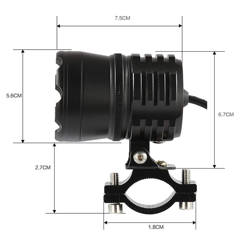 Amazon | RZK 高性能LED自転車ヘッドライト36W、LED改造